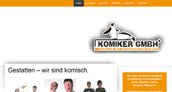 Desktop Screenshot of komiker-gmbh.ch