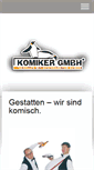 Mobile Screenshot of komiker-gmbh.ch